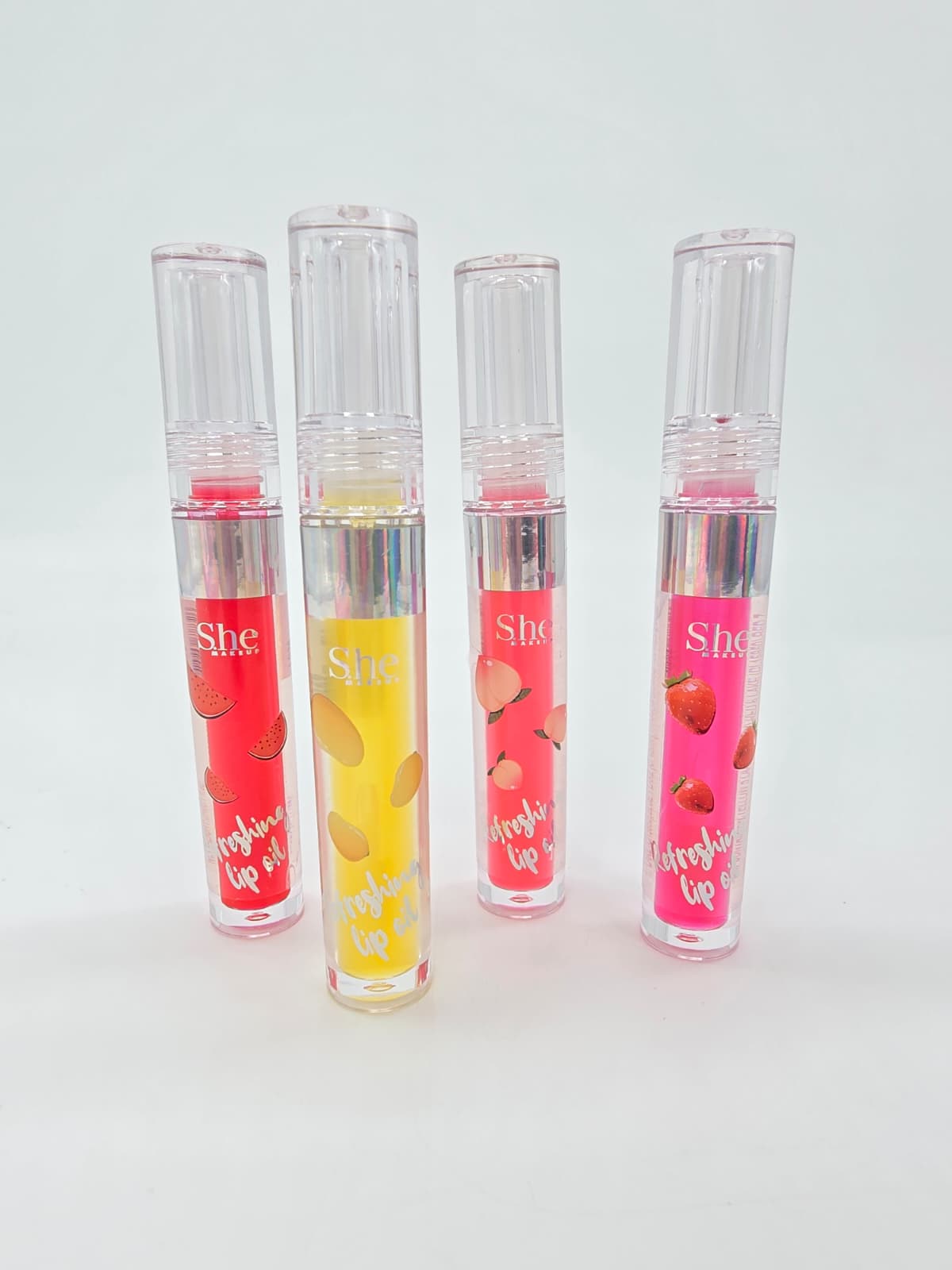 S.HE -4PCS SET- REFRESHING LIP OIL_1PC