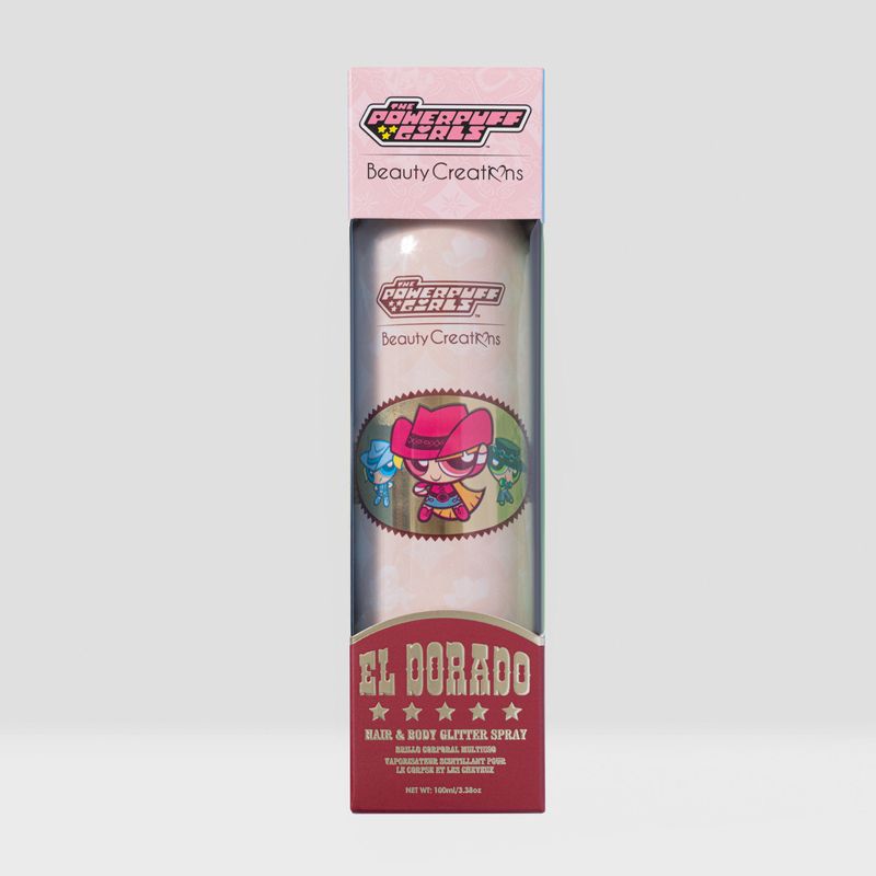 BEAUTY CREATIONS X THE POWEPUFF GIRLS- EL DORADO- HAIR & BODY GLITTER SPRAY- 1PC