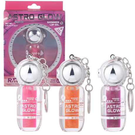 ROMANTIC BEAUTY- ASTRIO GLOW- SHIMMER LIP OIL- 12PCS