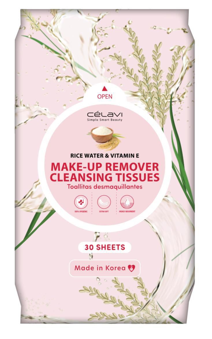 CELAVI - CLEANSING WIPES - 6PCS ( NEW FLAVORS)