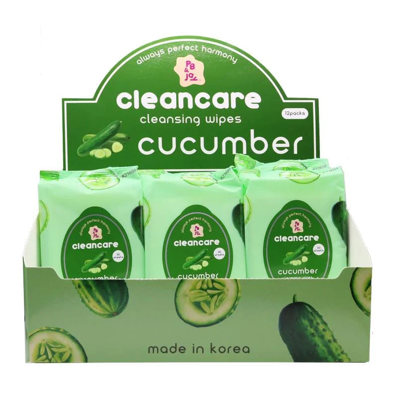 PB & JAY- CLEANCARE- CLEANSING WIPES-12PCS