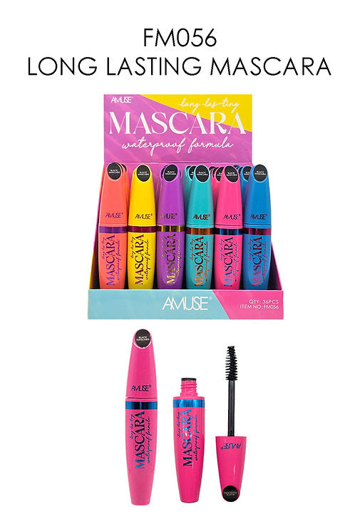 AMUSE- LONG LASTING- WATERPROOF MASCARA- 36PCS