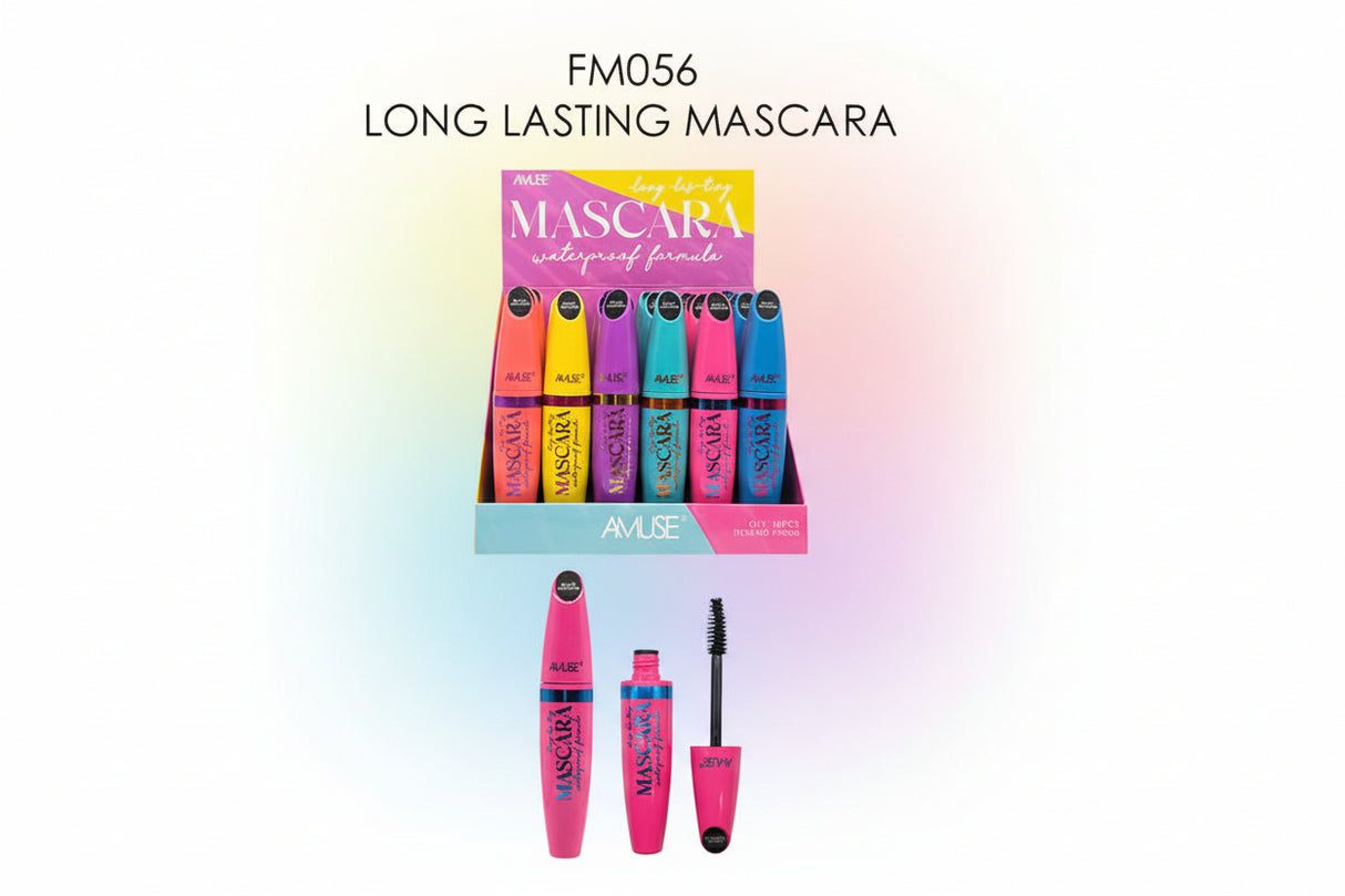 AMUSE- LONG LASTING- WATERPROOF MASCARA- 36PCS