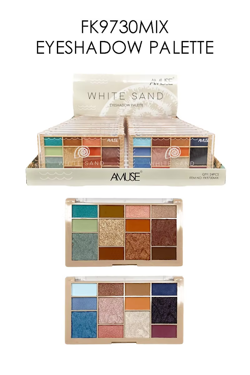 AMUSE- WHITE SAND- EYESHADOW PALETTE- 24PCS