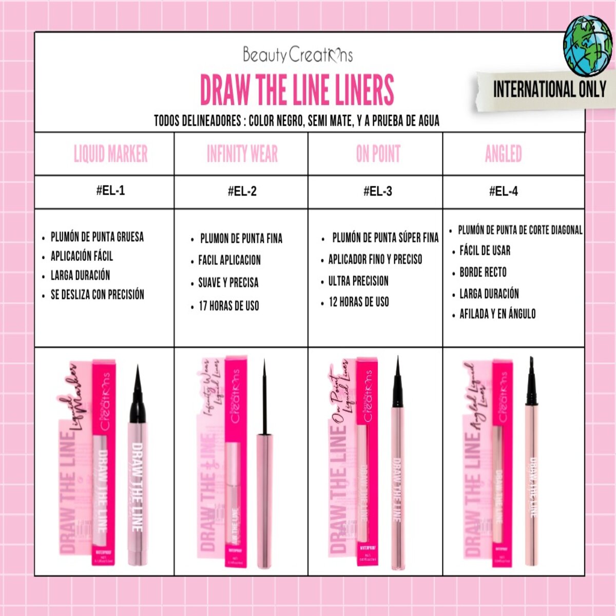 BEAUTY CREATIONS - DELINEADOR LÍQUIDO OVERACHIEVER