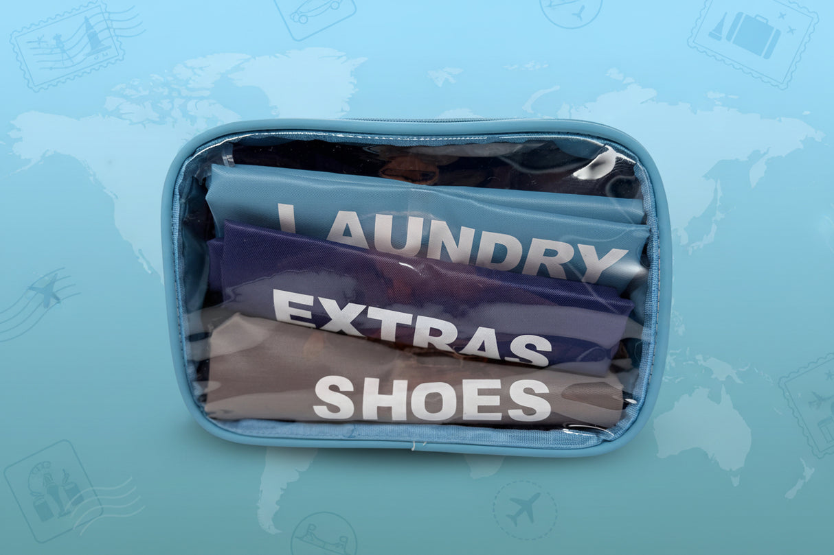 R.E- 4 PIECE TRAVEL BAG SET (1PC)