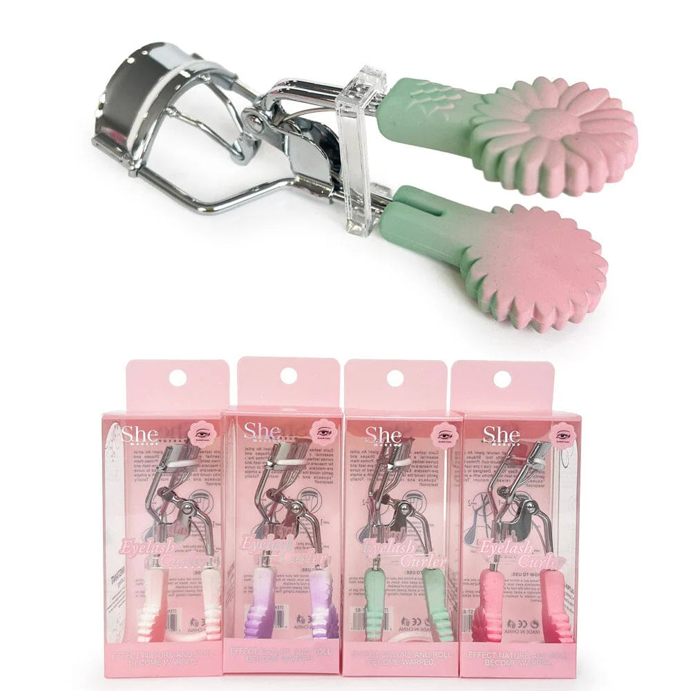 S.HE MAKEUP- SUNFLOWER- INSTANT CURLING- EYELASH CURLER- 12PCS