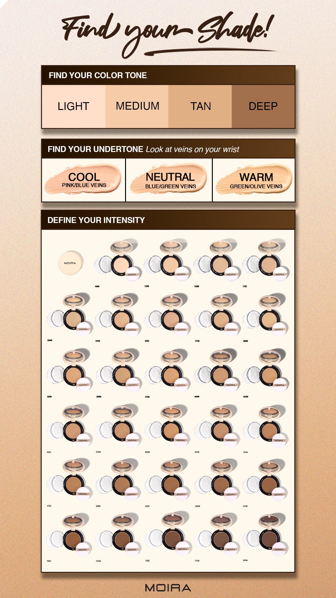 MOIRA-COMPLETE WEAR POWDER FOUNDATION