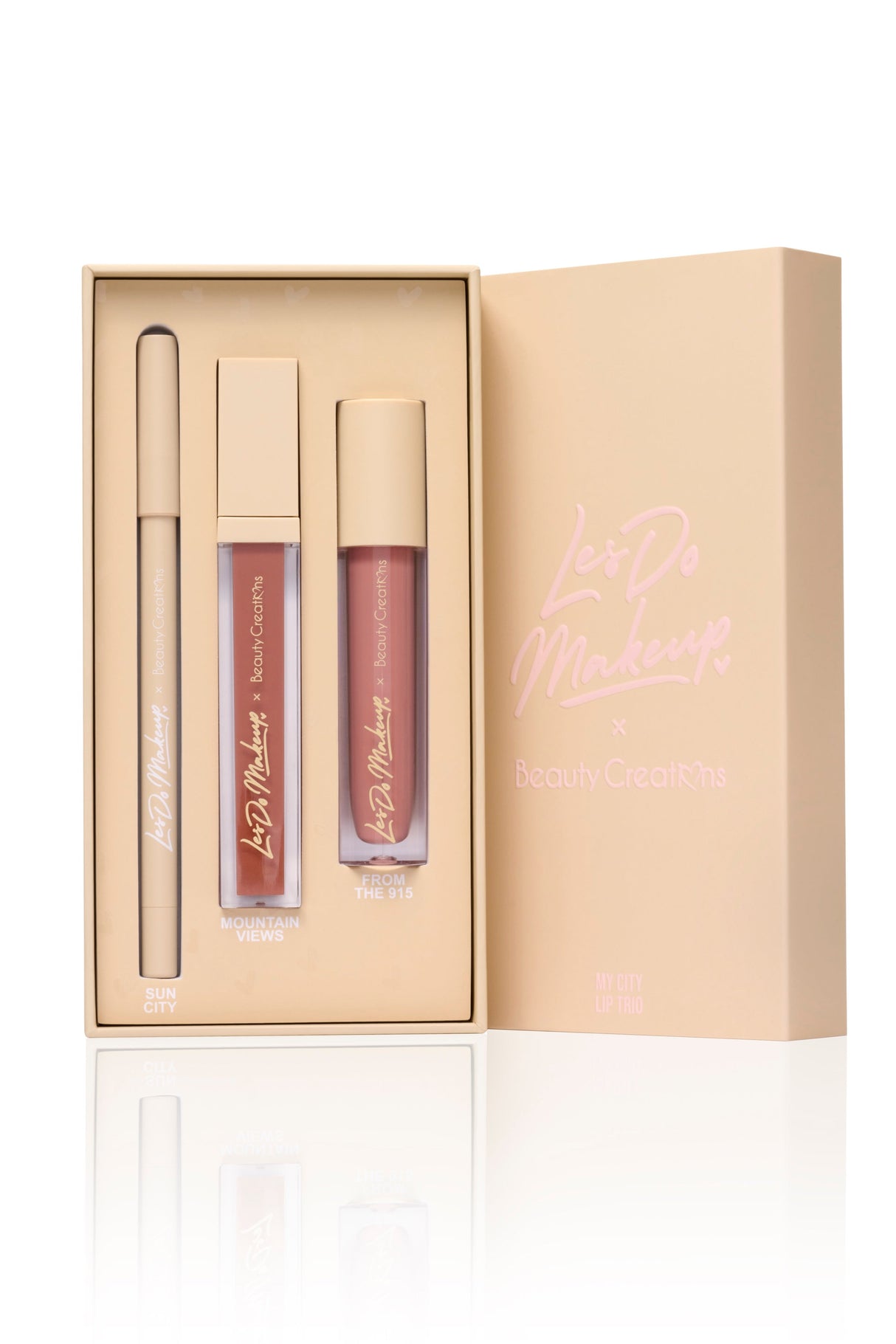 BEAUTY CREATIONS PAR LES DO MAKEUP - MY CITY LIP TRIO (1PC)