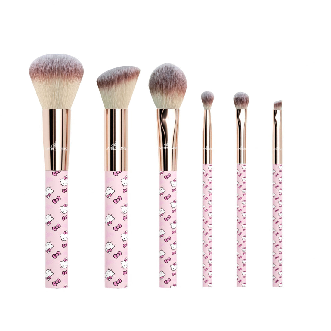 IMPRESSIONS VANITY- X HELLO KITTY - BRUSH 6PCS SET- 1PC