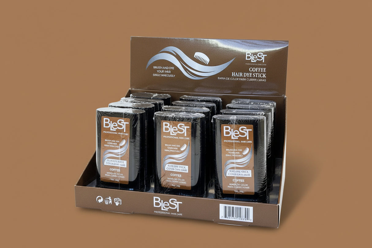 BLEST- COFFEE- HAIR DYE STICK- 12PCS