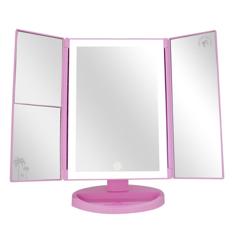 IMPRESSIONS VANITY - MIROIR DE MAQUILLAGE TRIFOLD LED TRIFOLD BARBIE™ AVEC GROSSISSEMENT