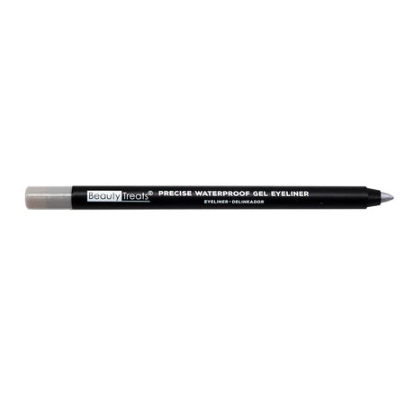 BEAUTY TREATS - DELINEADOR DE OJOS EN GEL IMPERMEABLE PRECISO PLATA - 24 UDS