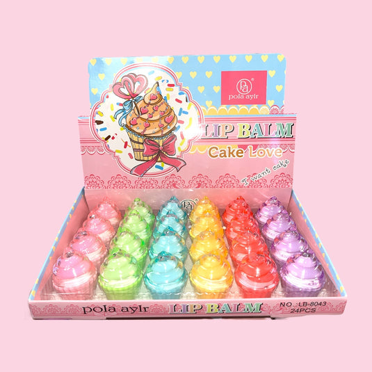 POLA AYLR - LIP BALM - CAKE LOVE - DISPLAY 24 PC