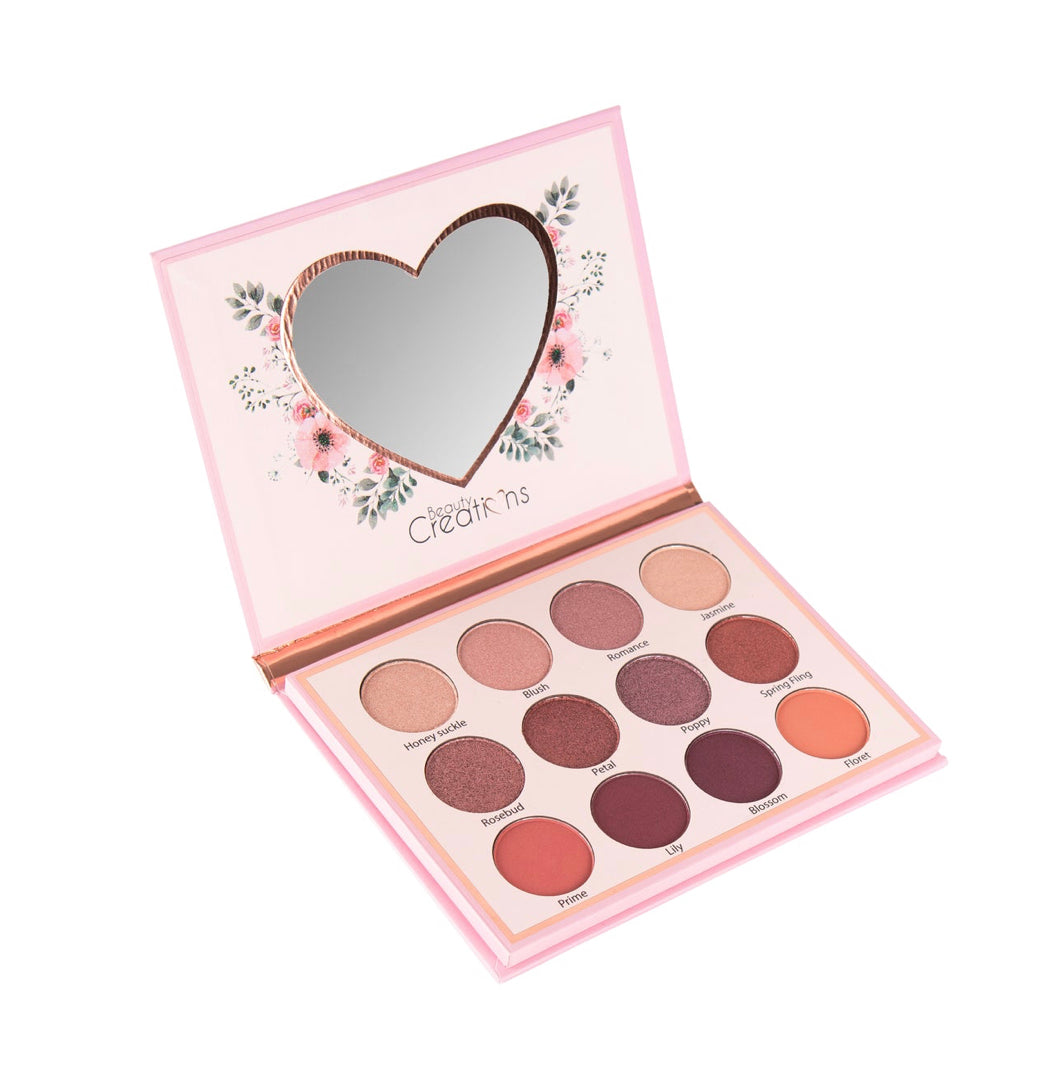 BEAUTY CREATIONS - FLORAL BLOOM "EYE BLOOM" PALETTE - DISPLAY 12 PCS