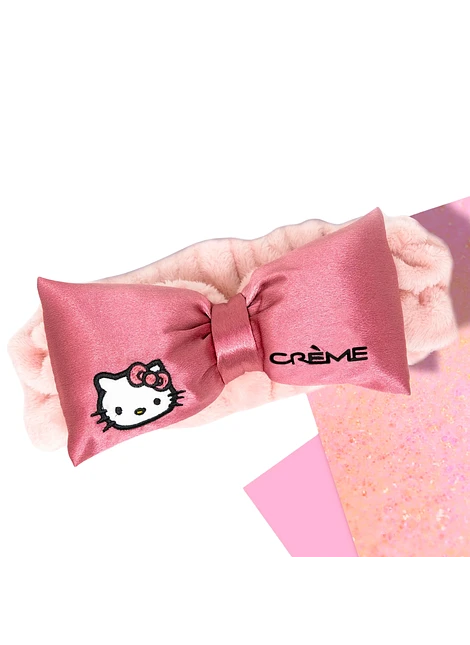 LA TIENDA DE CREMAS - HELLO KITTY PERFECT PINK PLUSH SPA HEADYBAND™