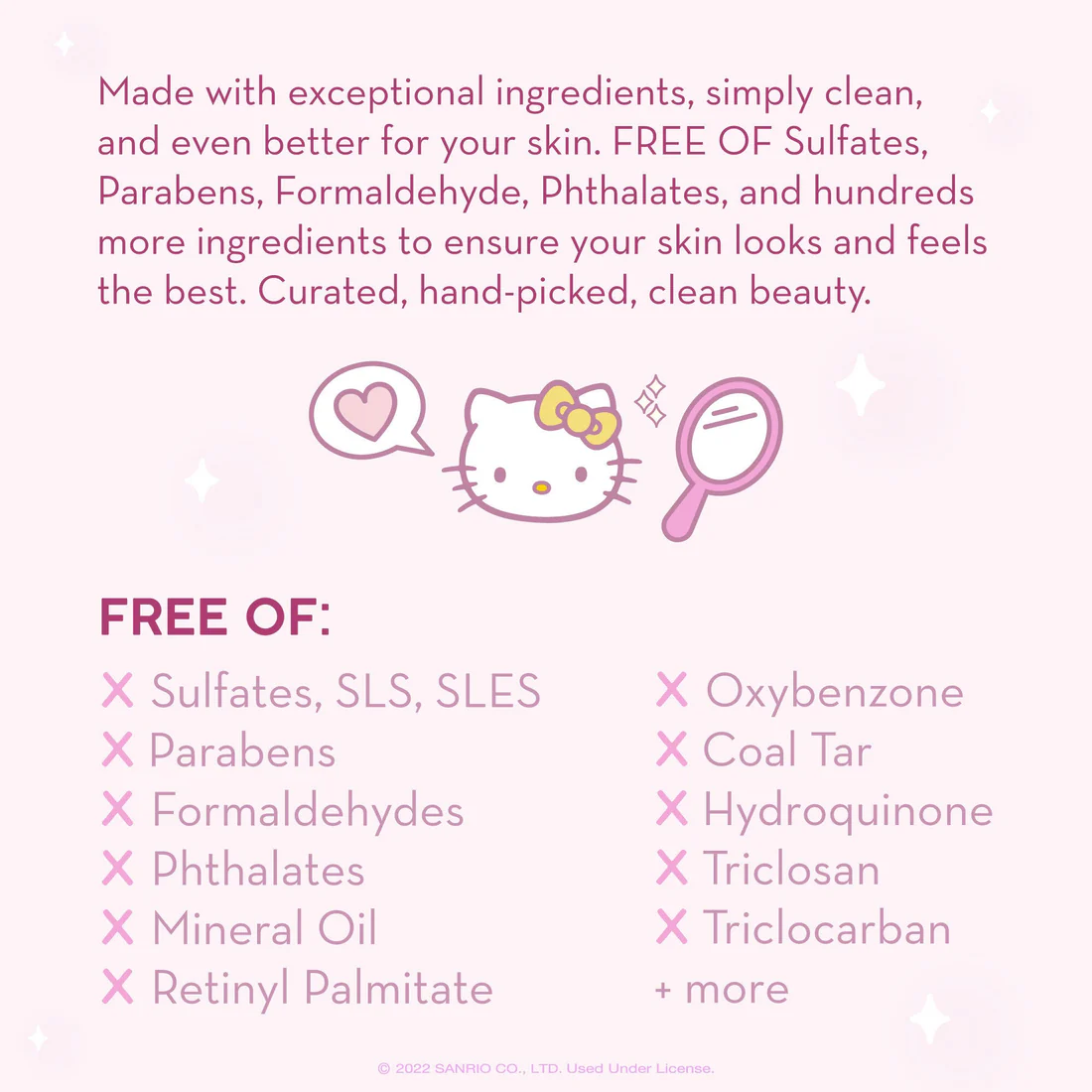 THE CREME SHOP X HELLO KITTY - PINK WATER CREME - KLEAN BEAUTY™ (1PC)