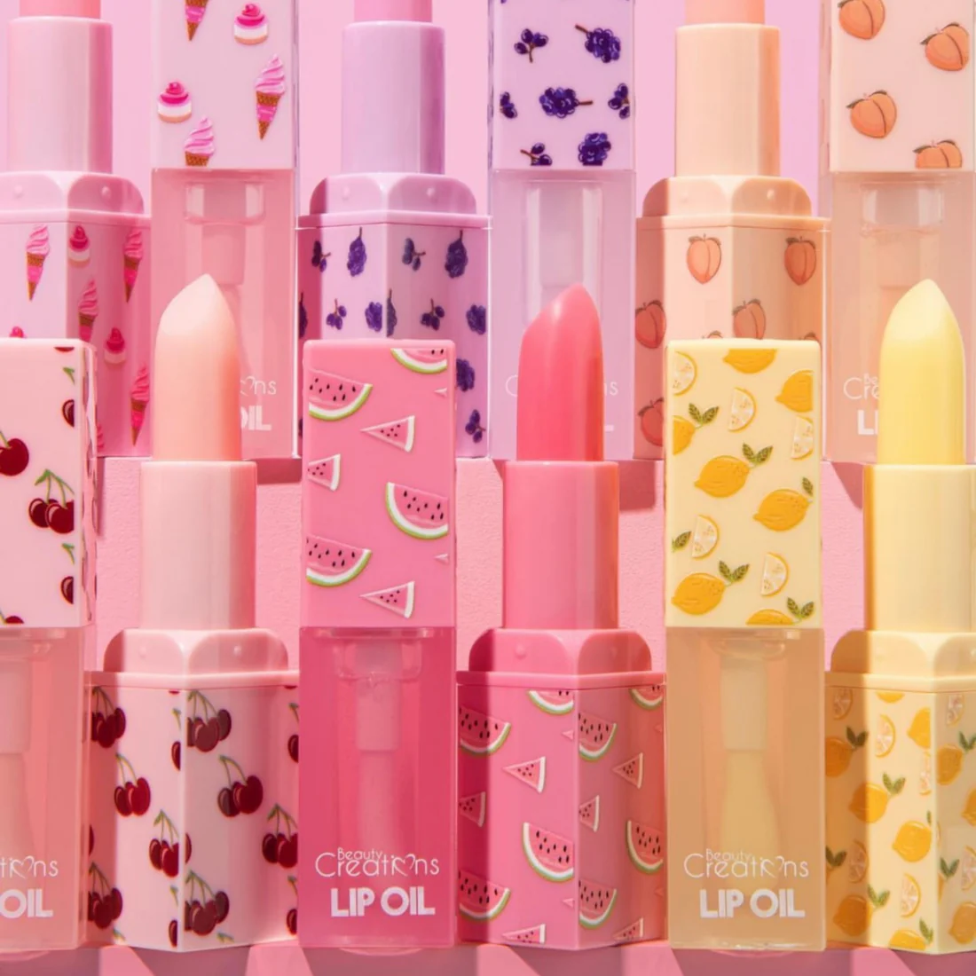 BEAUTY CREATIONS- SWEET DOSE- LIP OIL- (6PCS)