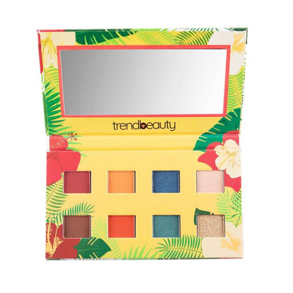 TREND BEAUTY - EYESHADOW 8 COLOR PALETTE - SUMMER VIBES(DISPLAY 6 PCS)