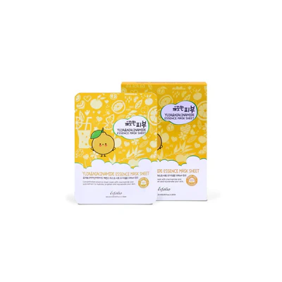 ESFOLIO - YUJA & NIACINAMIDE ESSENCE MASK SHEET - BOX (10 PCS)