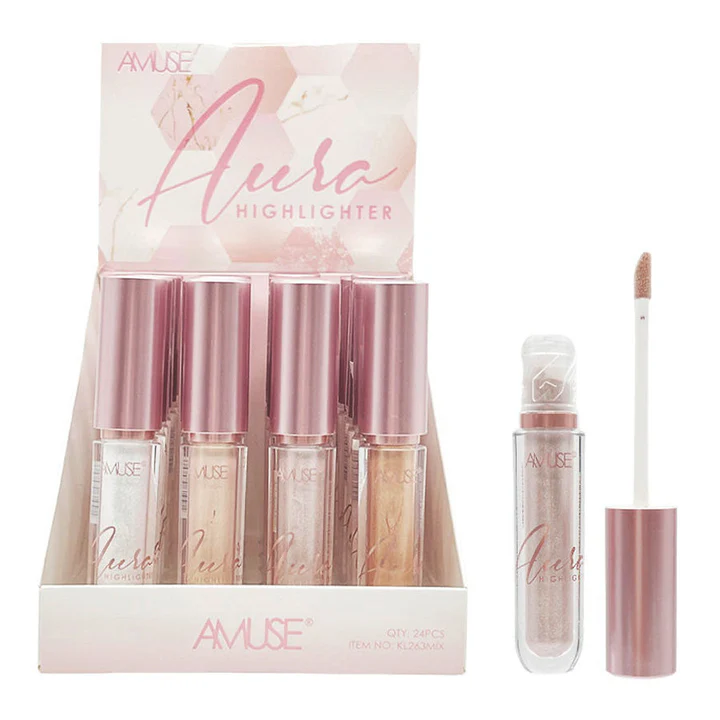 AMUSE - AURA LIQUID HIGHLIGHTER - DISPLAY (24PC)