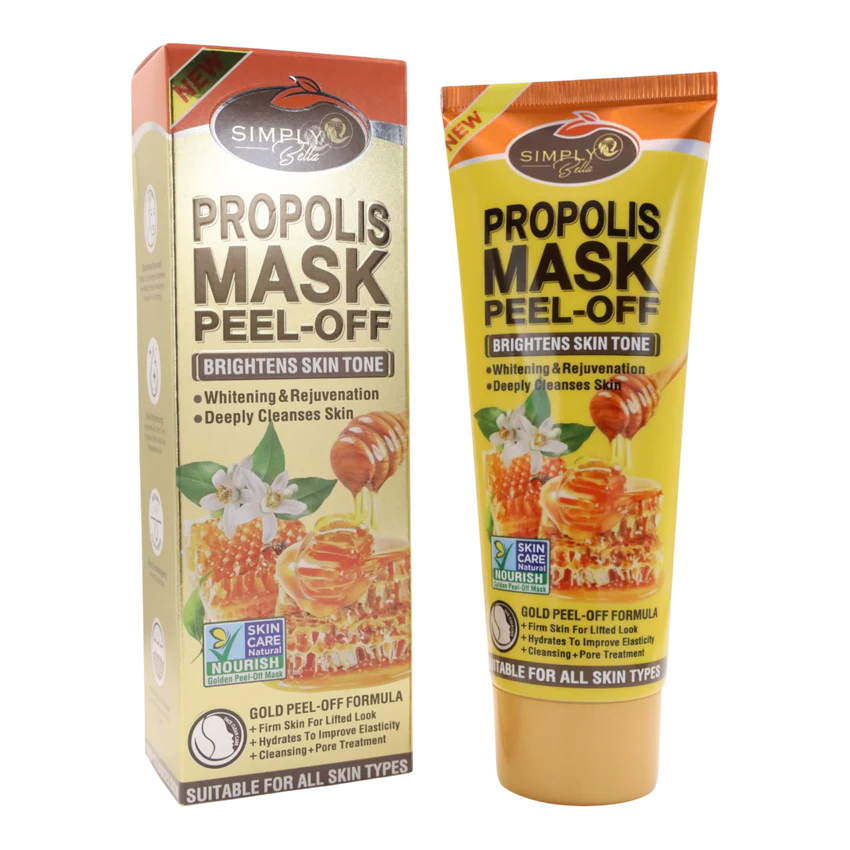 SIMPLY BELLA - PROPOLIS MASK PEEL-OFF - BRIGHTENS SKIN TONE - (1PC)