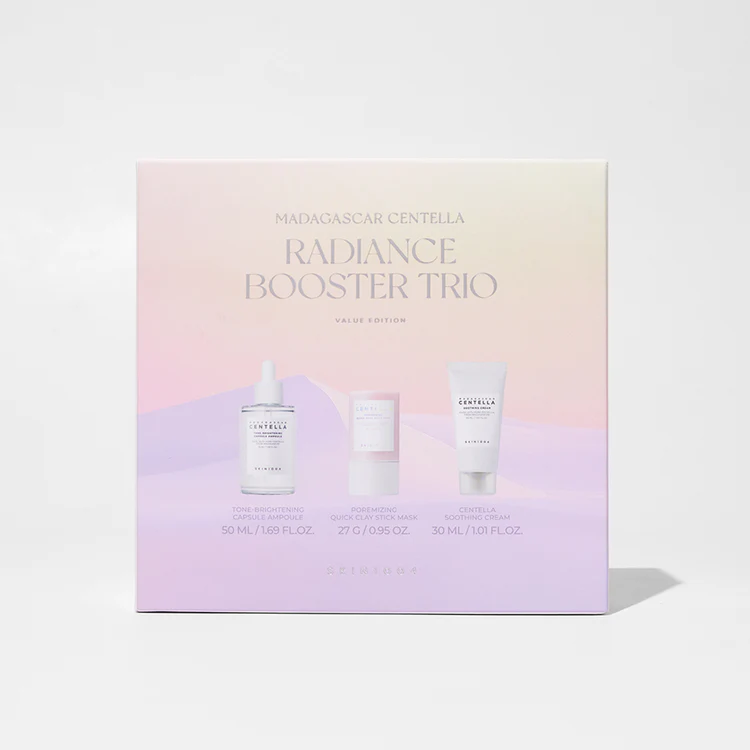 MADAGASCAR CENTELLA - RADIANCE BOOSTER TRIO - (AMPOULE + MASK + CREAM) - (1PC)