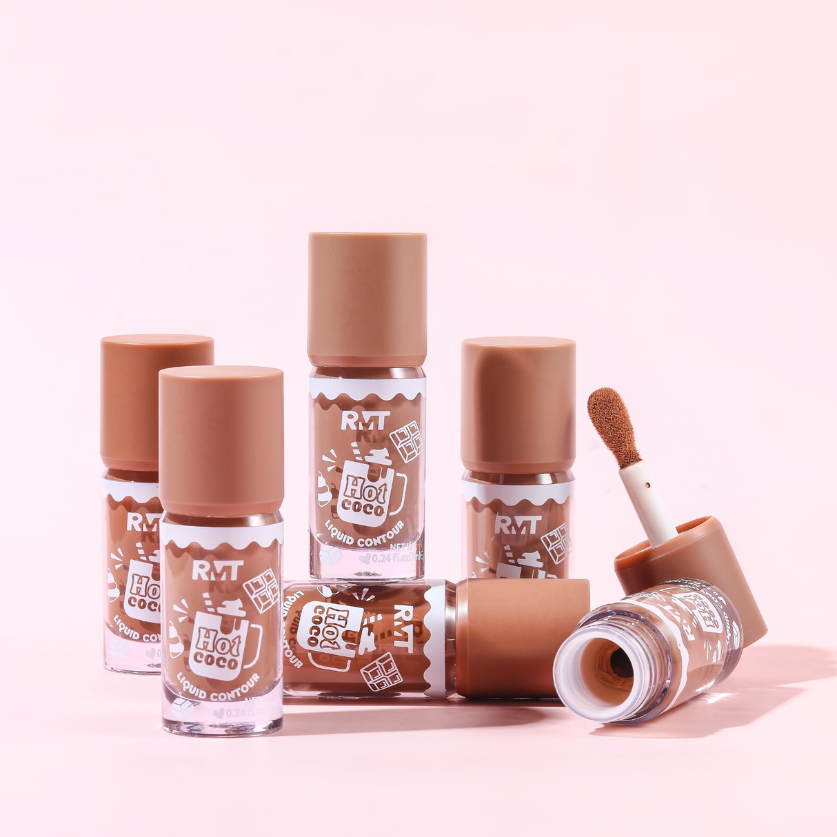 ROMANTIC BEAUTY - HOT COCO - LIQUID CONTOUR - DISPLAY (24PCS)