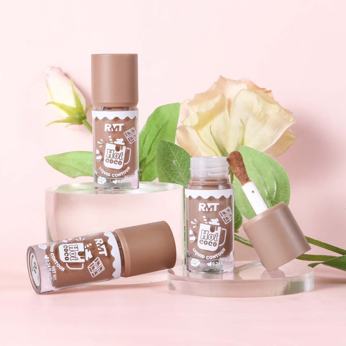 ROMANTIC BEAUTY - HOT COCO - LIQUID CONTOUR - DISPLAY (24PCS)