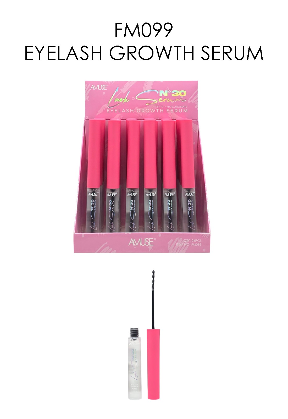 AMUSE - EYELASH GROWTH SERUM - (24PCS)