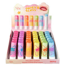 S.HE MAKEUP - JUICY GLOSS - LIP BALM (36PCS)