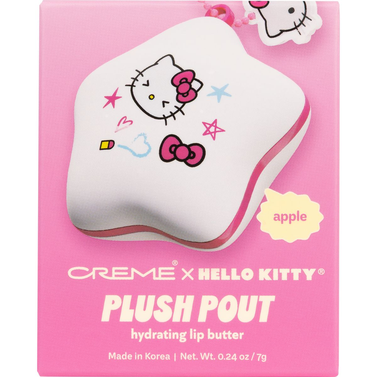 THE CREME SHOP X HELLO KITTY - PLUSH POUT - HYDRATING LIP BUTTER - (1PC)