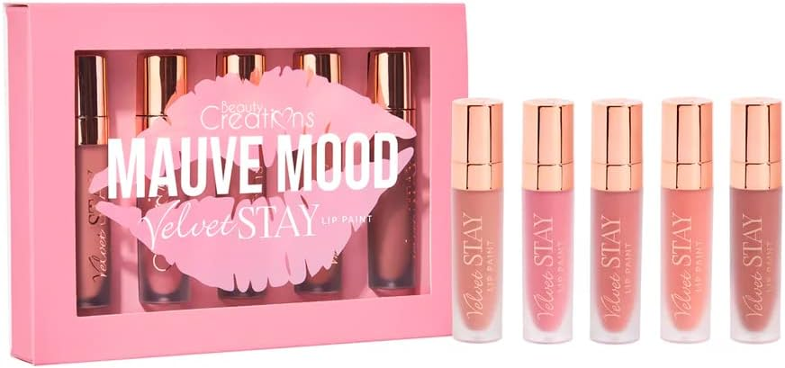 BEAUTY CREATIONS - VELVET STAY LIP PAINT SETS - (1SET)
