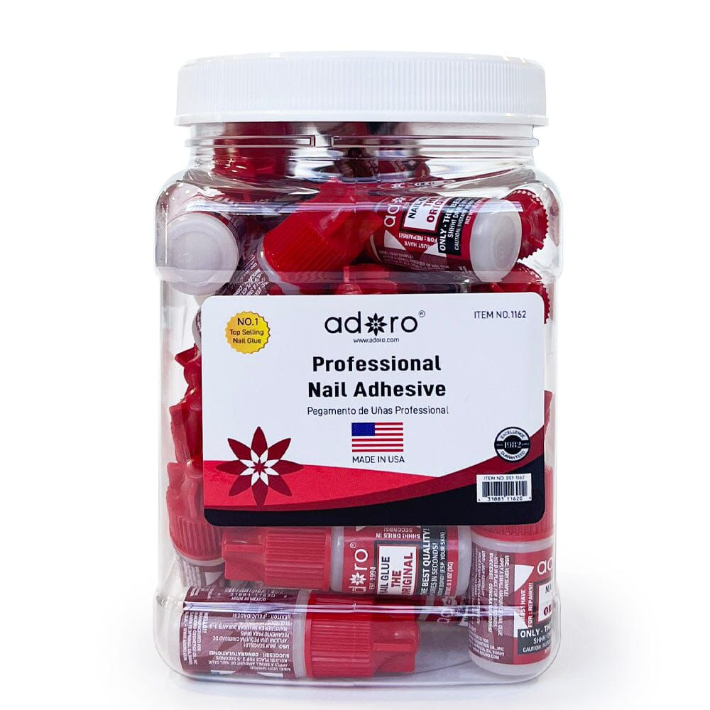 ADORO - PROFESSIONAL NAIL ADHESIVE - 1 BOX JAR (36PCS)