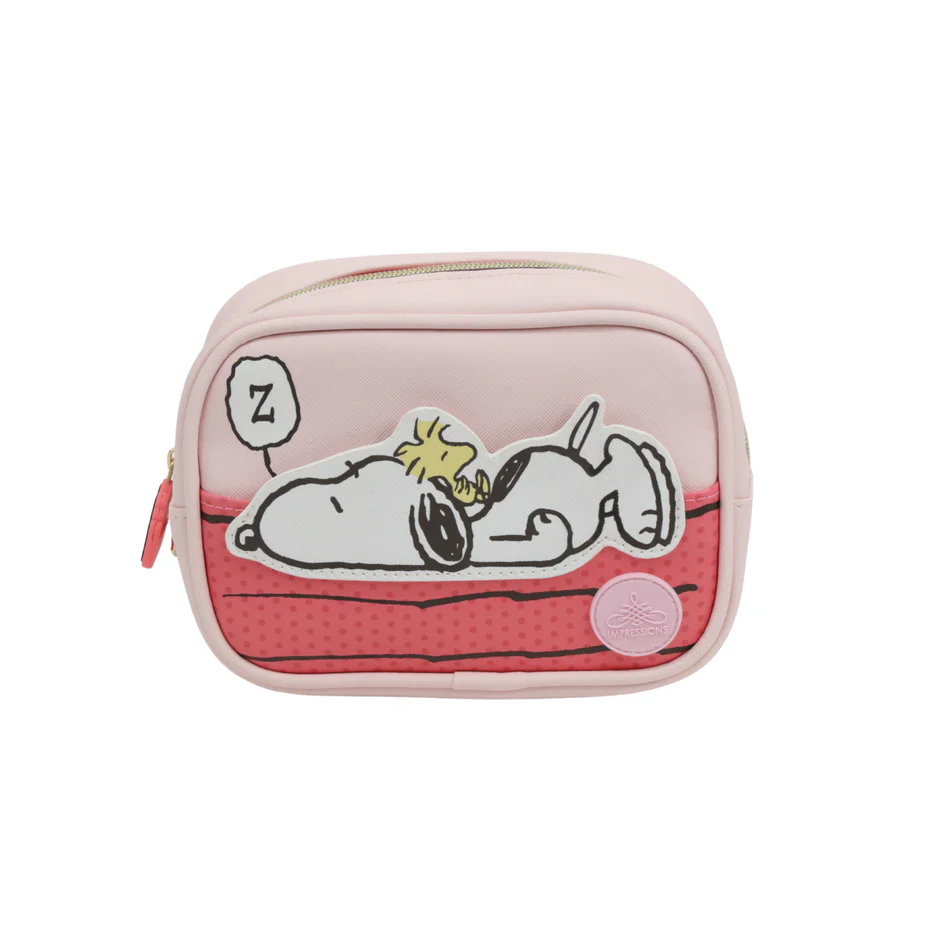IMPRESSION VANITY - PEANUTS™ ''SNOOZIN'' MAKEUP POUCH - (1PC)