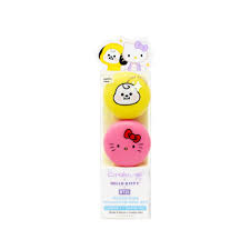THE CREME SHOP - HELLO KITY & BT21 DÚO DE BÁLSAMO LABIAL MACARON HIDRATANTE