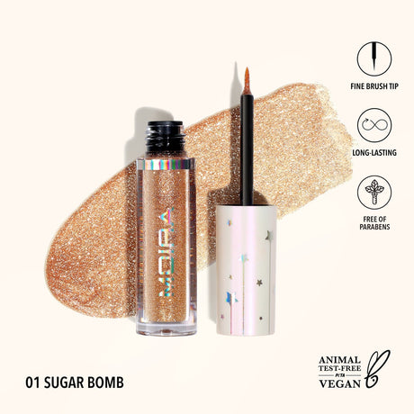 MOIRA - GLITTER EYELINER -