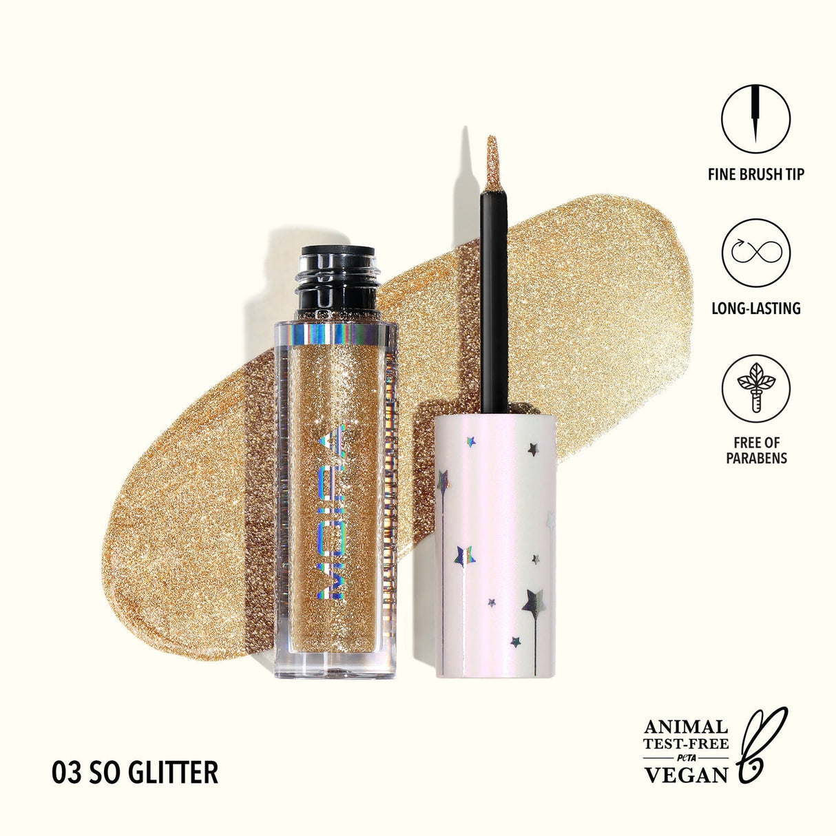 MOIRA - GLITTER EYELINER -