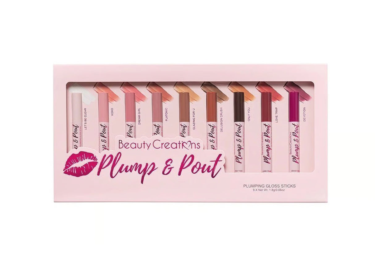 BEAUTY CREATIONS- PLUMP & POUT- GLOSS STICKS PR- 1PC