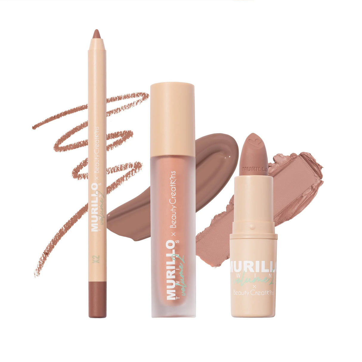 BEAUTY CREATIONS - MURILLO TWINS VOL. 2 - LOVE ME NUDE LIP KIT