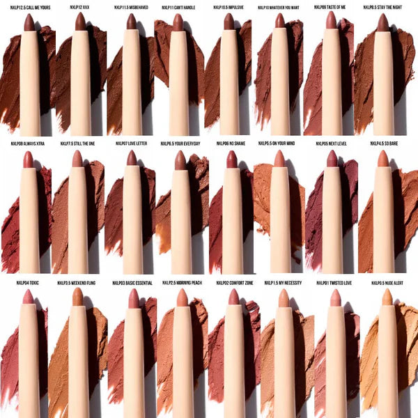 BEAUTY CREATIONS- NUDE X- LIP LINERS FULL DISPLAY- 144PCS + 24 FREE TESTERS