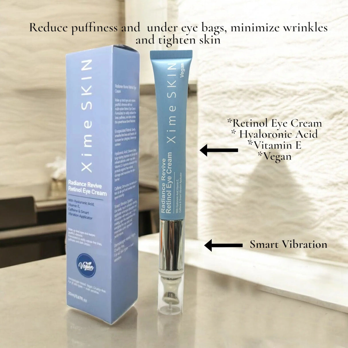 XIME SKIN- RADIANCE REVIVE- RETINOL EYE CREAM- 1PC