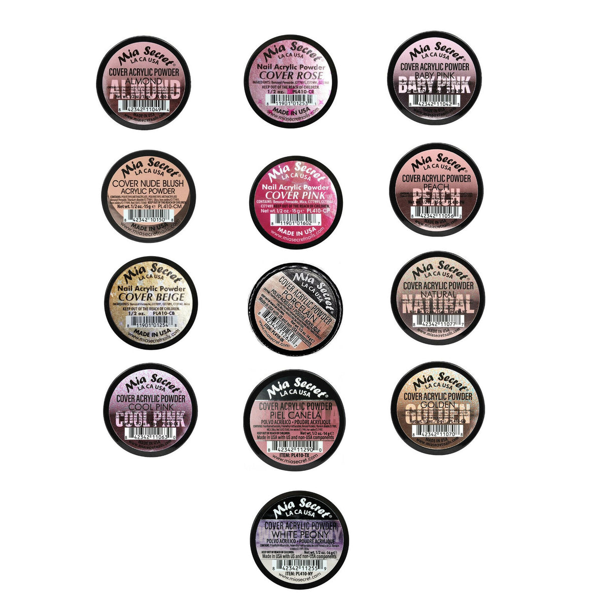 MIA SECRET - POUDRE ACRYLIQUE 1/2 OZ