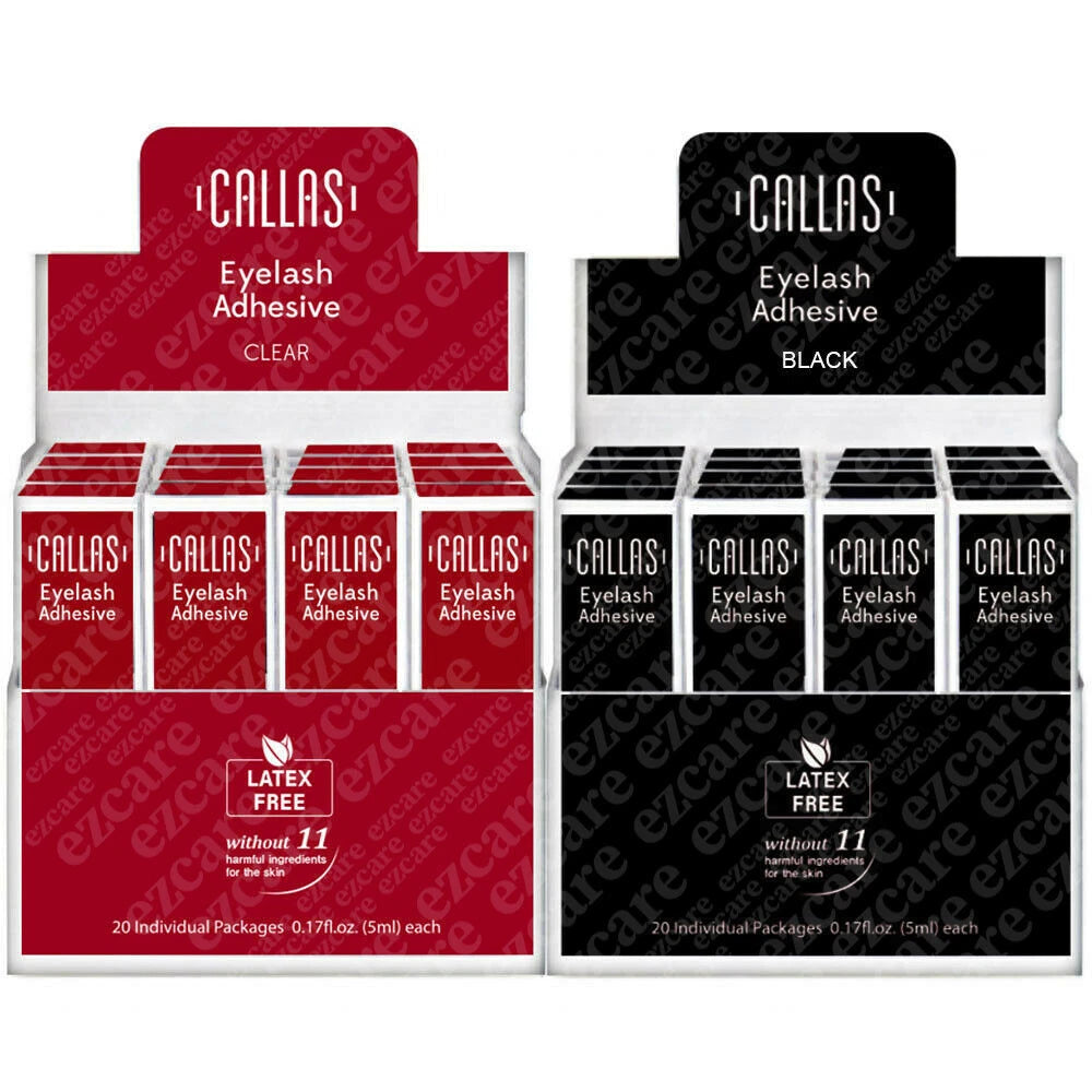 CALLAS - ADHESIVO PARA PESTAÑAS NEGRO - 20 UDS