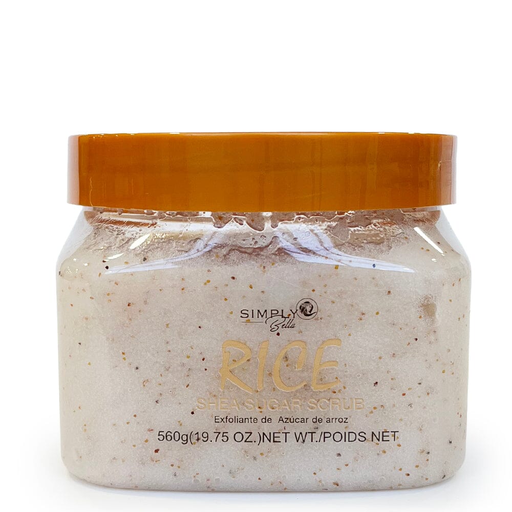 SIMPLY BELLA- RICE- SHEA SUGAR SCRUB- 1PC