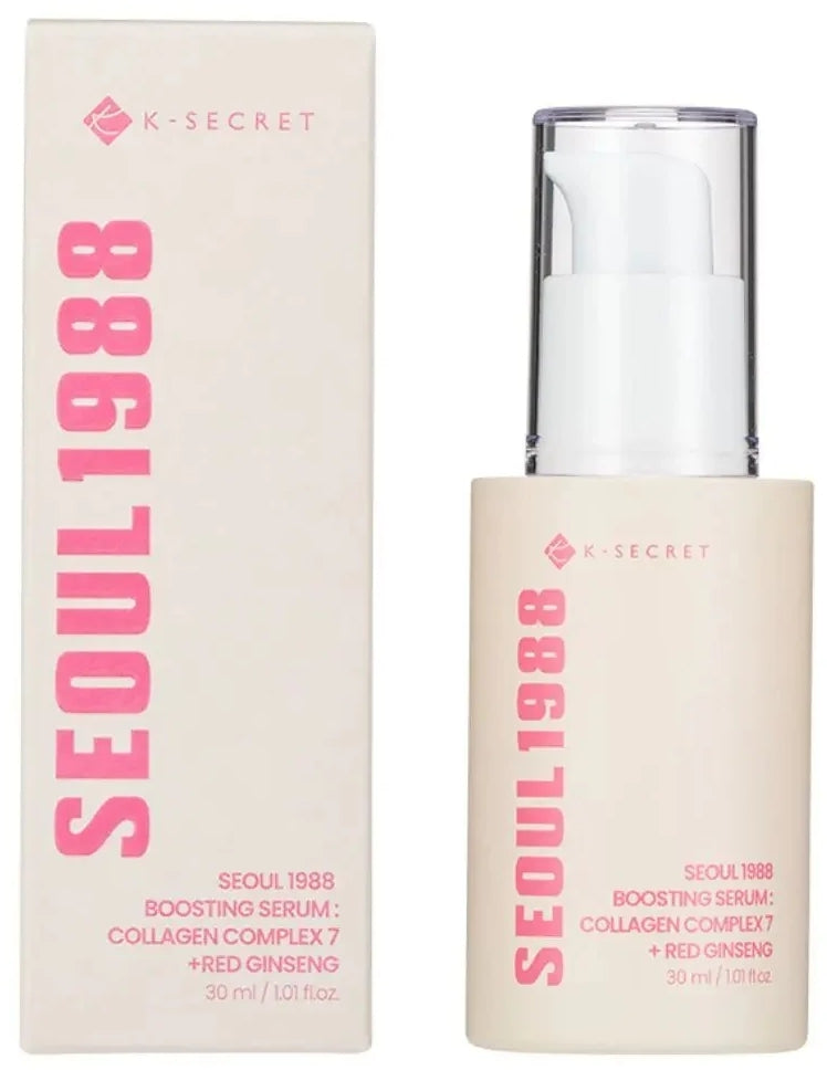 K-SECRET - SEOUL 1988 BOOSTER SERUM COLLAGEN COMPLEX 7 + RED GINSENG - (1PC)