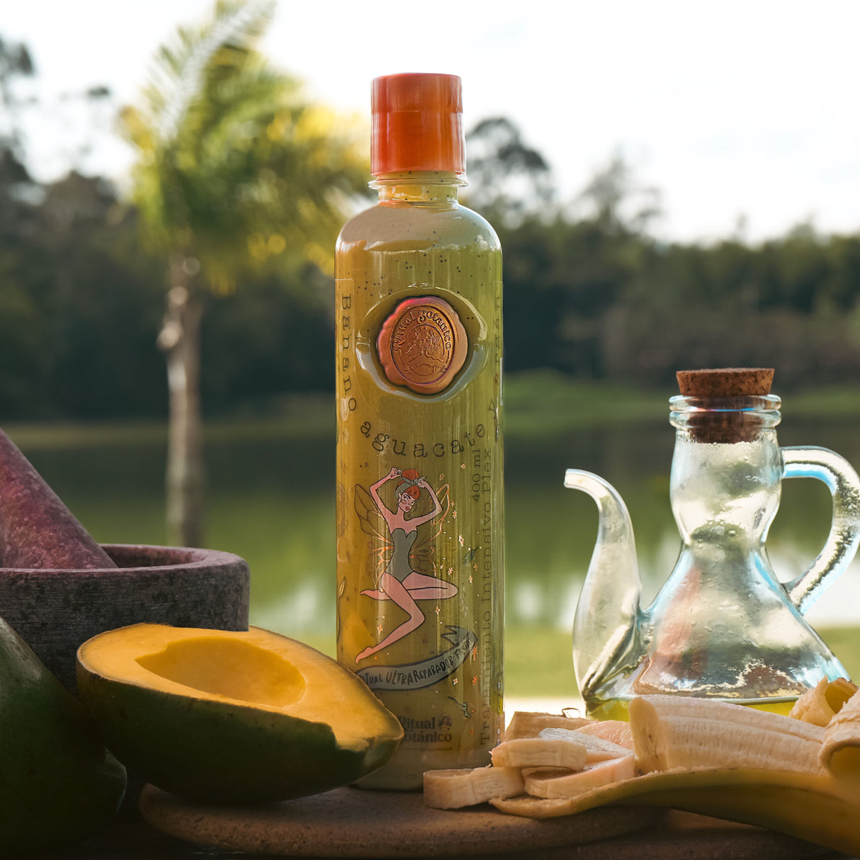 RITUAL BOTANICO  - TRATAMIENTO INTENSIVO PLEX BANANO, AGUACATE Y ARGAN 400ML (1PC)