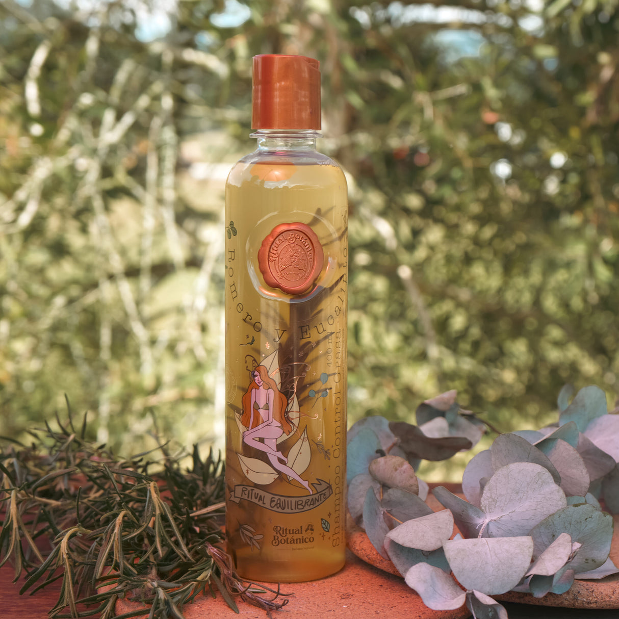 RITUAL BOTANICO  - SHAMPOO CONTROL GRASA CON ROMERO Y EUCALIPTO 400ML (1PC)