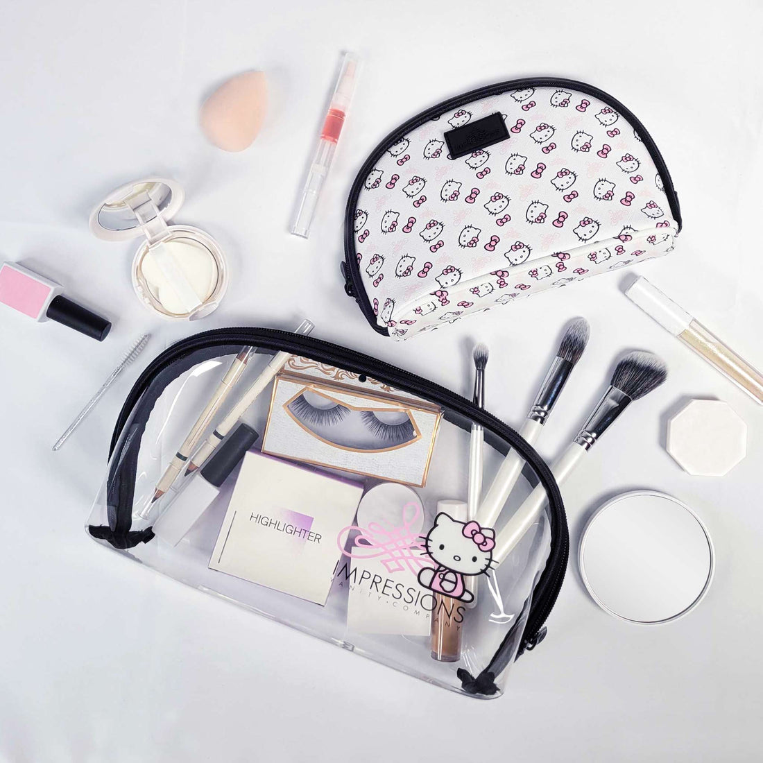 IMPRESSIONS VANITY X HELLO KITTY - CLUTCH SET (1PC)