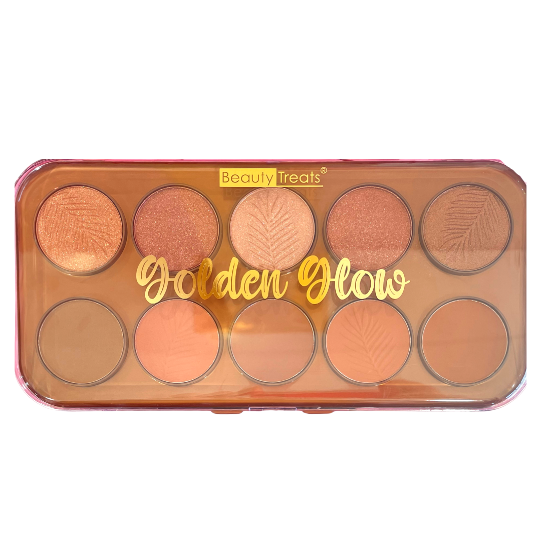 BEAUTY TREATS - PALETTE GOLDEN GLOW - (1PC)